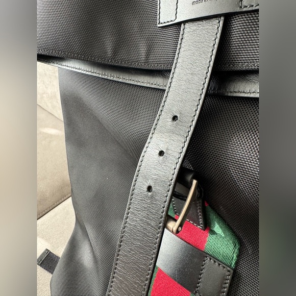 Gucci Techno Black Canvas Backpack - Picture 4 of 10